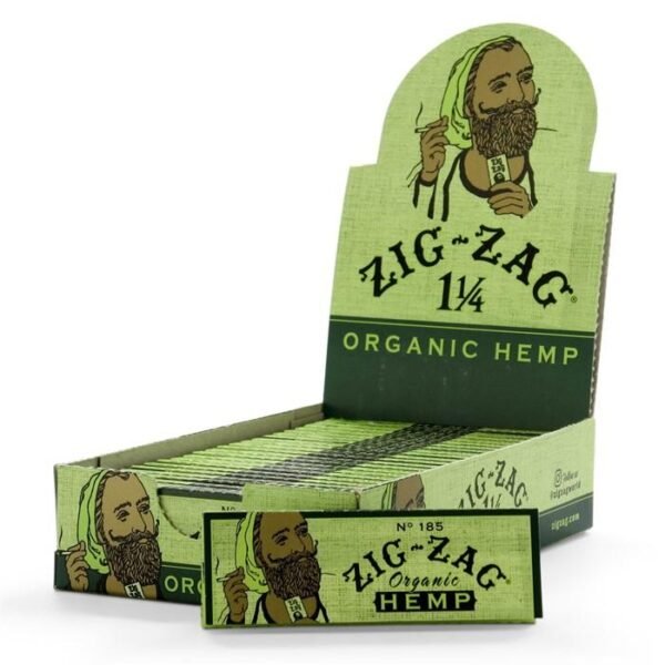 ZIG ZAG ORGANIC HEMP 1 1/4 SIZE 24CT/BOX
