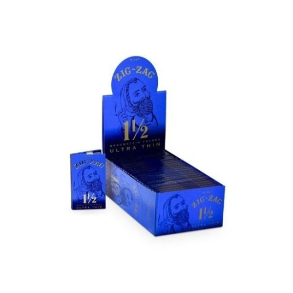 ZIG ZAG ULTRA THIN PAPER 1 1/2 SIZE 24CT/BOX