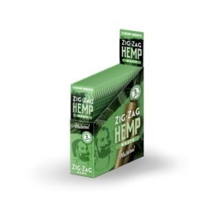 ZIG ZAG HEMP 2 WRAPS 25CT/ BOX