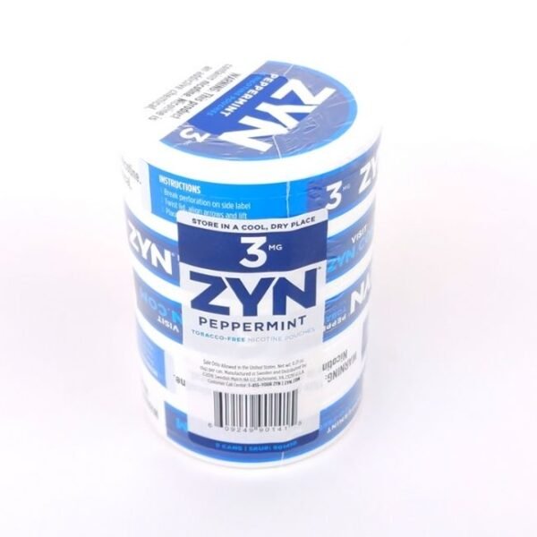 ZYN NIC 5 CANS / PACK 15 Pouches Per Can