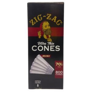 ZIG ZAG MINI 70'S BULK CONES 800CT