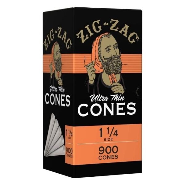 ZIG ZAG BULK 1 1/4 CONES 900CT / CARTON