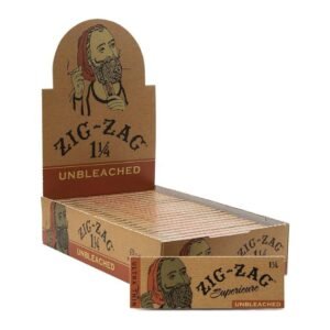 ZIG ZAG UNBLEACHED PAPERS 24CT/ BOX