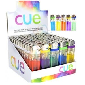 CUE CHEAP DISPOSABLE LIGHTER 50CT/DISPLAY (ZY-2C)