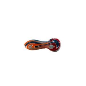 4.5'' ZIG ZAG COLOR FANCY HAND PIPE