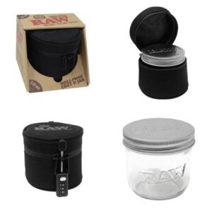 RAW SMELL PROOF MASON JAR & COZY (10OZ)