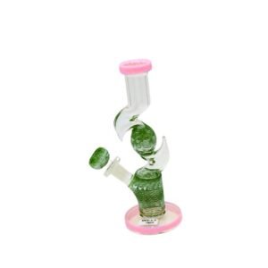 8.5'' MILKY FANCY ZIG ZAG WATER PIPE