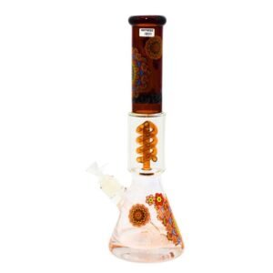 16'' FANCY PRINTED COLOR FULL SHOWER HEAD HEAVY DUTY WATER PIPE