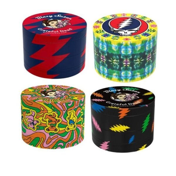 BLAZY SUSAN X GRATEFUL DEAD 4 PART GRINDERS 6CT/ BOX