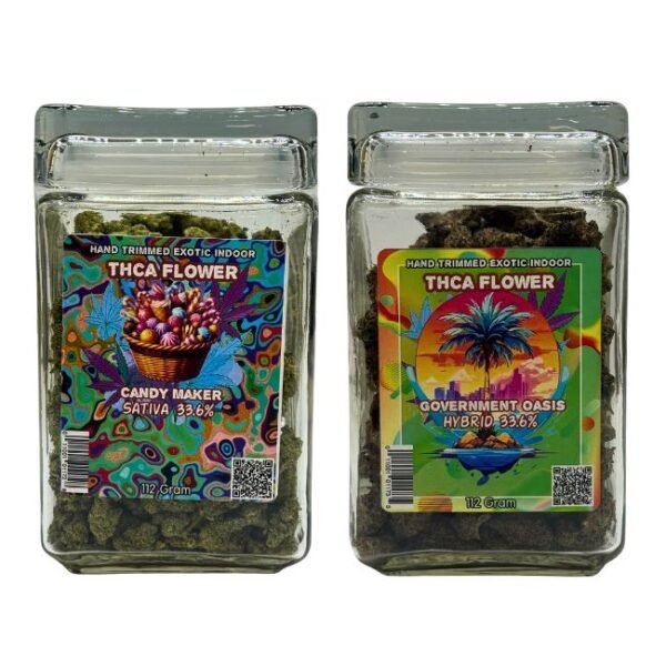 FIX MIX HAND TRIMMED EXOTIC INDOOR THC-A FLOWER 4OZ  (112GM) JAR
