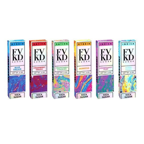 FVKD THCA SUGAR 3.5GM DISPOSABLE 6CT/ BOX