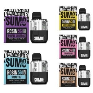 HALF BAK'D SUMO ROSIN BLEND 5GRAM DISPOSABLE VAPE 5CT/DISPLAY