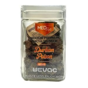 MED-ROOTS EXOTIC INDOOR PREMIUM THC-A FLOWER 4OZ JAR (113GM)