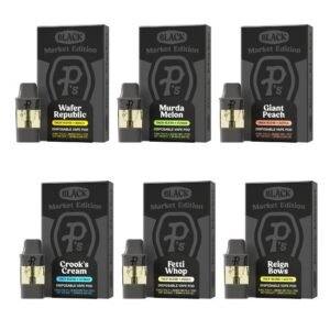 PERFECTLY PURE (PUSHIN PS) BLACK MARKET EDITION 1 GRAM PODS 6CT/BOX