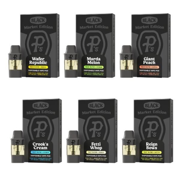 PERFECTLY PURE (PUSHIN PS) BLACK MARKET EDITION 1 GRAM PODS 6CT/BOX