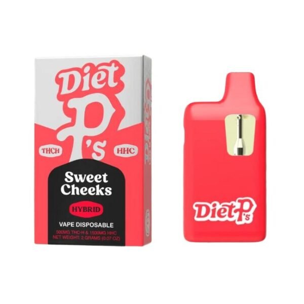 DIET P'S (PERFECTLY PURE) THC-H + HHC 2 GRAM DISPOSABLE VAPE 6CT/BOX