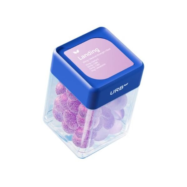 SKYBITES BY URB LANDING BLEND D9/CBN/CBD/MELATONIN 900MG/JAR GUMMIES 6CT/BOX