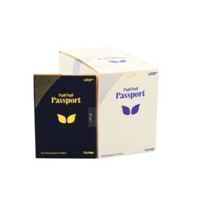 PUFF PUFF PASSPORT BY URB ROLLING PAPERS + TIPS 52CT PACK / 25CT DISPLAY