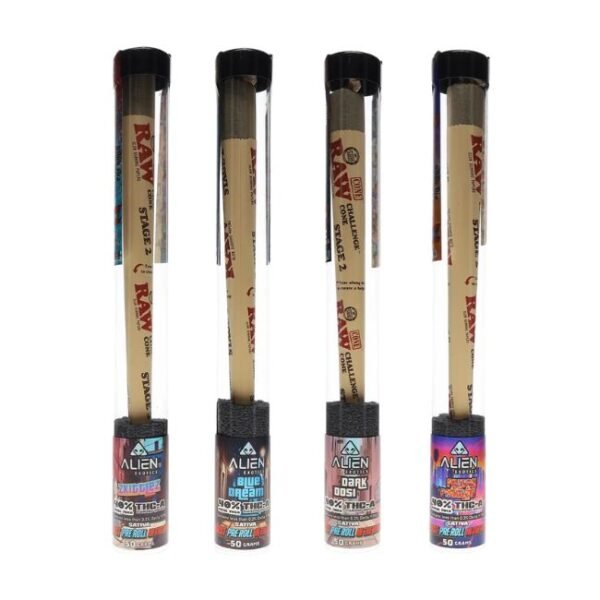 ALIEN EXOTIC THC-A  (40%) DIAMOND INFUSED CHALLENGER 50GM PRE-ROLL JOINT SINGLE