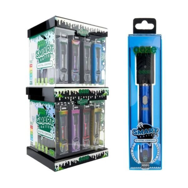 OOZE SMART BATTERY ASSORTED COLORS 48CT DISPLAY