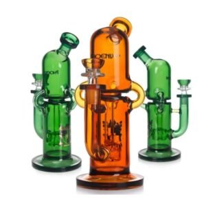 PHOENIX STAR RECYCLER WATER PIPE WITH SHOWERHEAD PERC 8.5 INCHES