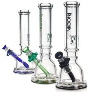 PHOENIX STAR 7MM BEAKER WATERPIPE WITH WIDE BASE 12 INCH