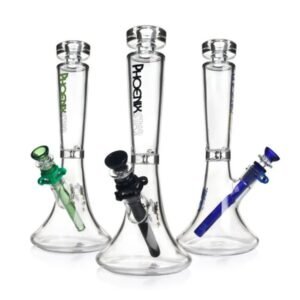 PHOENIX STAR 12" HELIX BEAKER WATER PIPE WITH ICE CATCHER