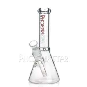 PHOENIXSTAR CLEAR BEAKER WATER PIPE 10 INCHES