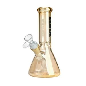 8 INCH HOLOGRAPHIC RAINBOW BEAKER GLASS WATER PIPE