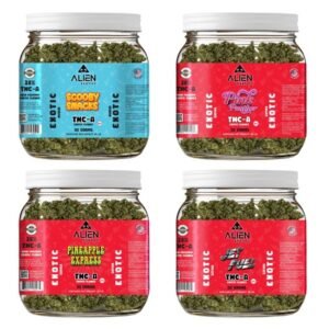 ALIEN EXOTIC HIGH PREMIUM THC-A 38% (112GM) FLOWER JAR