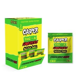 CASPER SMASHERS THC-A 1600MG X 2PK GUMMIES 30CT/ BOX