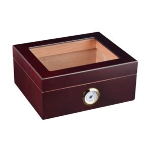 HANDMADE WOODEN CIGAR HUMIDOR BOX