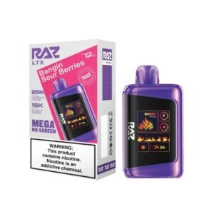 RAZ LTX 5% DISPOSABLE (80ML) NORM. MODE 25K & BOOST. MODE 15K PUFFS 5CT/ BOX