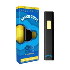 SPACE GOD CBD (CBG+CBN) 2 GRAM DISPOSABLE VAPE 5CT/BOX PRE PRICED $18.99