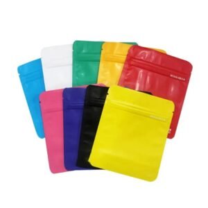 ASSORTED COLORS 3.5G PLAIN BAGGIES 50CT PACK