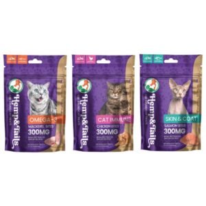 HEMP & TAILS BY AGFN CBD INFUSED 300MG CAT TREATS 60CT/ BAG