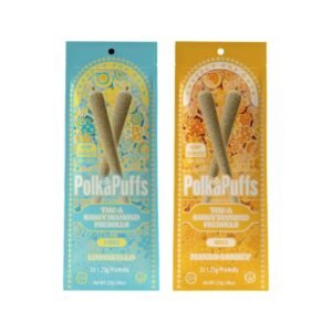 POLK A PUFFS THC-A SAUCY DIAMOND 1.25GM X 2PK PRE ROLL JOINTS 10CT/ BOX