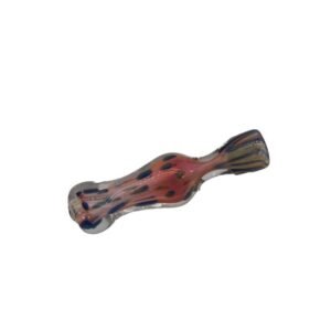 GLASS 3"INCH GOLD FUMED CHILLUM