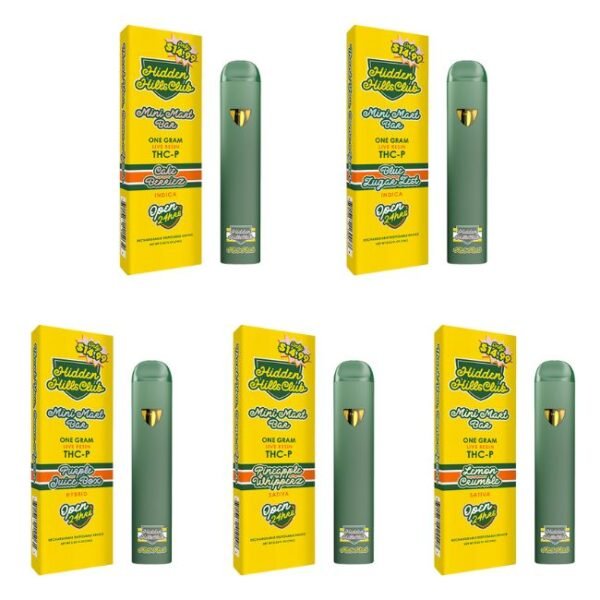 HIDDEN HILLS MINI MART THC-P LIVE RESIN 1GM DISPO 5CT/ BOX