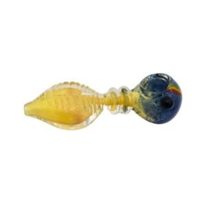 4.5'' RASTA LEAF FANCY HAND PIPE