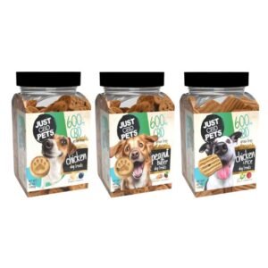 JUST CBD PETS DOG TREATS GRAIN FREE 600MG COOKIES JAR