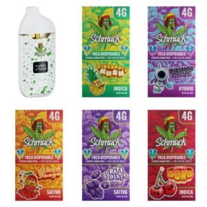 SCHMACK THCA LIQUID DIAMOND + LIVE RESIN SAUCE 4GM DISPO 6CT/ BOX