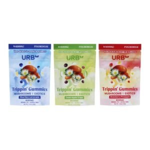 URB TRIPPIN FLY HIGH MUSHROOM EXOTICS 8000MG 10PK GUMMIES 10CT/ BOX