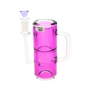 8" CUP DESIGN GLYCERIN GLASS WATER PIPE