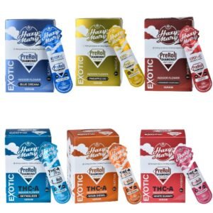 HAZY MARY 1G EXOTIC DIAMOND INFUSED THC-A PRE ROLLS 40CT/DISPLAY