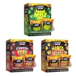 LOOPER THCA LIVE BADDER D9 + HHC + D8 GUMMIES 500MG X 2PK 25CT/BOX