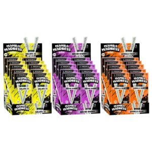 MAMBA MADNESS FULL SPECTRUM BLEND GLAZED WITH DIAMONDS PREROLLS 2G - PACK OF 2 - DISPLAY OF 10 PACKS