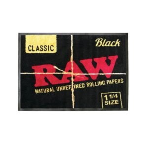 RAW BLACK DOOR MAT SMALL (60CM X 80CM)