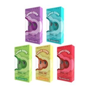 SPACE GOD MEGA POD THC-H + HHC + THC-P 7GM DISPO 5CT/ BOX