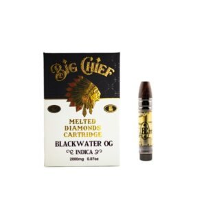 BIG CHIEF THC-A MELTED DIAMONDS VAPE CARTRIDGE 2GM - SINGLE